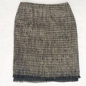 NWOT Classiques Entier Tweed Pencil Skirt - size 2
